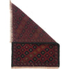 Handmade Wool Doormat Red Floral