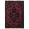 Handmade Wool Doormat Red Floral