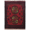 Handmade Wool Doormat Red Floral