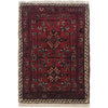 Handmade Wool Doormat Red Floral
