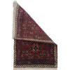 Handmade Wool Doormat Red Floral
