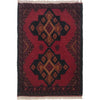 Handmade Wool Doormat Red Floral
