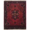 Handmade Wool Doormat Red Floral