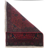 Handmade Wool Doormat Red Floral