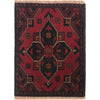 Handmade Wool Doormat Red Floral