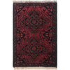 Handmade Wool Doormat Red Floral