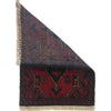 Handmade Wool Doormat Red Floral