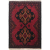 Handmade Wool Doormat Red Floral