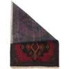Handmade Wool Doormat Red Floral