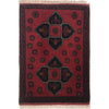 Handmade Wool Doormat Red Floral