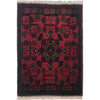 Handmade Wool Doormat Red Floral