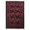 Handmade Wool Doormat Red Floral