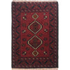 Handmade Wool Doormat Red Floral