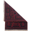 Handmade Wool Doormat Red Floral