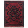 Handmade Wool Doormat Red Floral