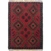Handmade Wool Doormat Red Floral