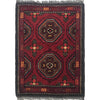 Handmade Wool Doormat Red Floral