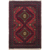 Handmade Wool Doormat Red Floral