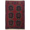 Handmade Wool Doormat Red Floral