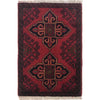 Handmade Wool Doormat Red Floral