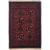 Handmade Wool Doormat Red Floral
