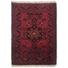Handmade Wool Doormat Red Floral