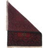 Handmade Wool Doormat Red Floral