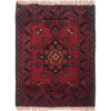 Handmade Wool Doormat Red Floral