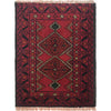 Handmade Wool Doormat Red Floral