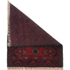 Handmade Wool Doormat Red Floral