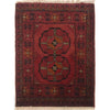 Handmade Wool Doormat Red Floral