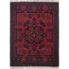 Handmade Wool Doormat Red Floral
