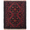 Handmade Wool Doormat Red Floral