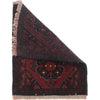 Handmade Wool Doormat Red Floral