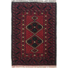 Handmade Wool Doormat Red Floral
