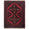 Handmade Wool Doormat Red Floral