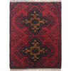 Handmade Wool Doormat Red Floral