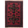 Handmade Wool Doormat Red Floral