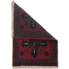 Handmade Wool Doormat Red Floral