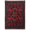 Handmade Wool Doormat Red Floral