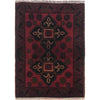 Handmade Wool Doormat Red Floral
