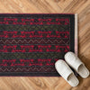 Handmade Wool Doormat Multi Geometric