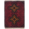 Handmade Wool Doormat Red Floral