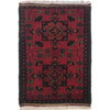 Handmade Wool Doormat Red Floral