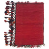 Balisht Area Rug Handmade Red Geometric 2x3 ft