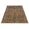 Sultani Area Rug Handmade Gray Floral 5x8 ft
