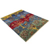 Tree Of Life Area Rug Handmade Multi Floral 7x10 ft