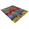 Tree Of Life Area Rug Handmade Multi Floral 7x10 ft