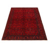 Khal Mohammadi Rug Handmade Red 4x6 ft