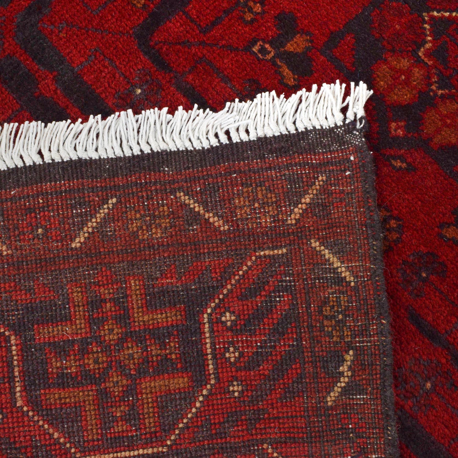Khal Mohammadi Rug Handmade Red 4x6 ft